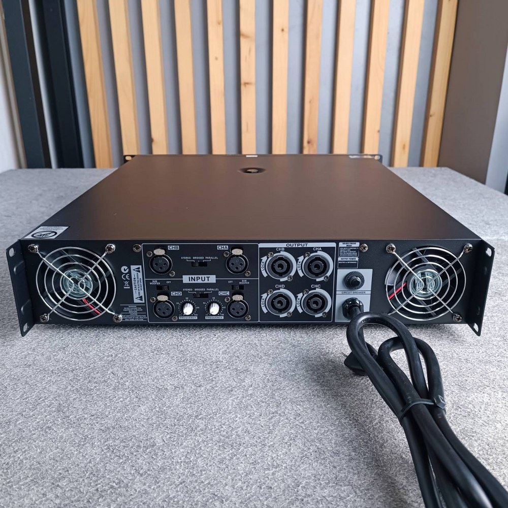 AUDIO JOCKEY A&J AJH-8004 เพาเวอร์แอมป์ 4 แชนแนล 800 วัตต์ AJH 8004 AJH8004 เพาเวอร์แอมป์ คลาส H เอไอ-ไพศาล