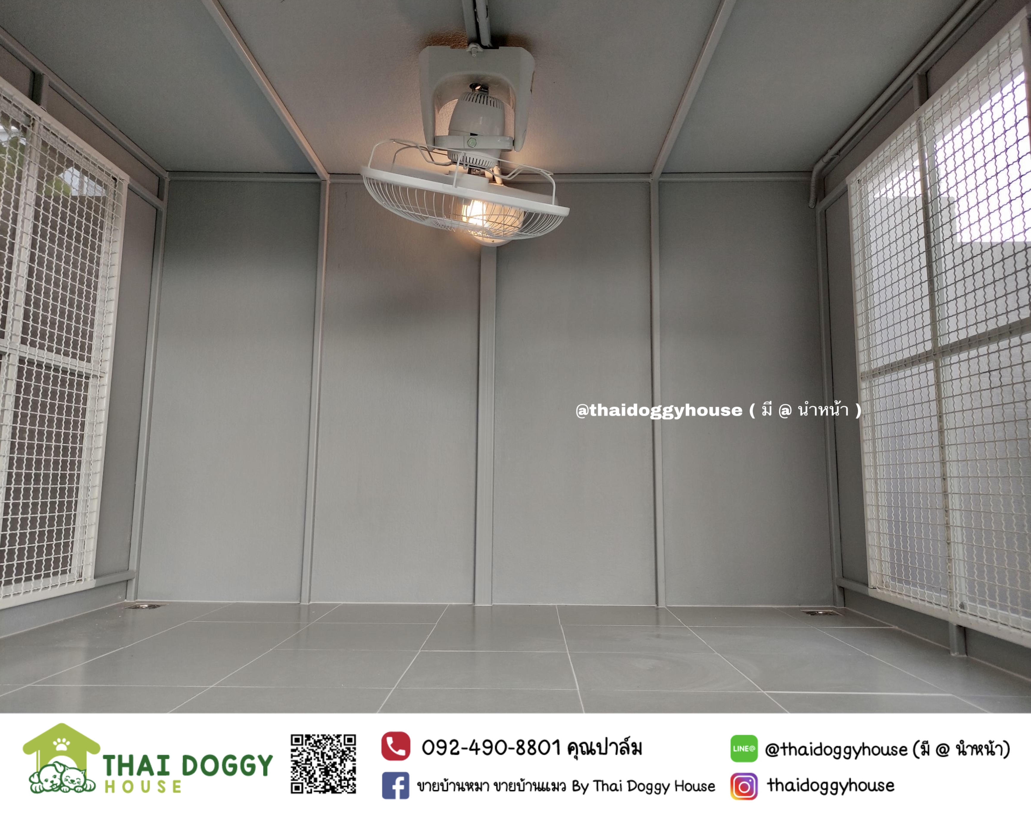 บ้านหมา บ้านแมว " BOX STYLE" หลังใหญ่ อากาศถ่ายเทได้ดี ราคาถูก