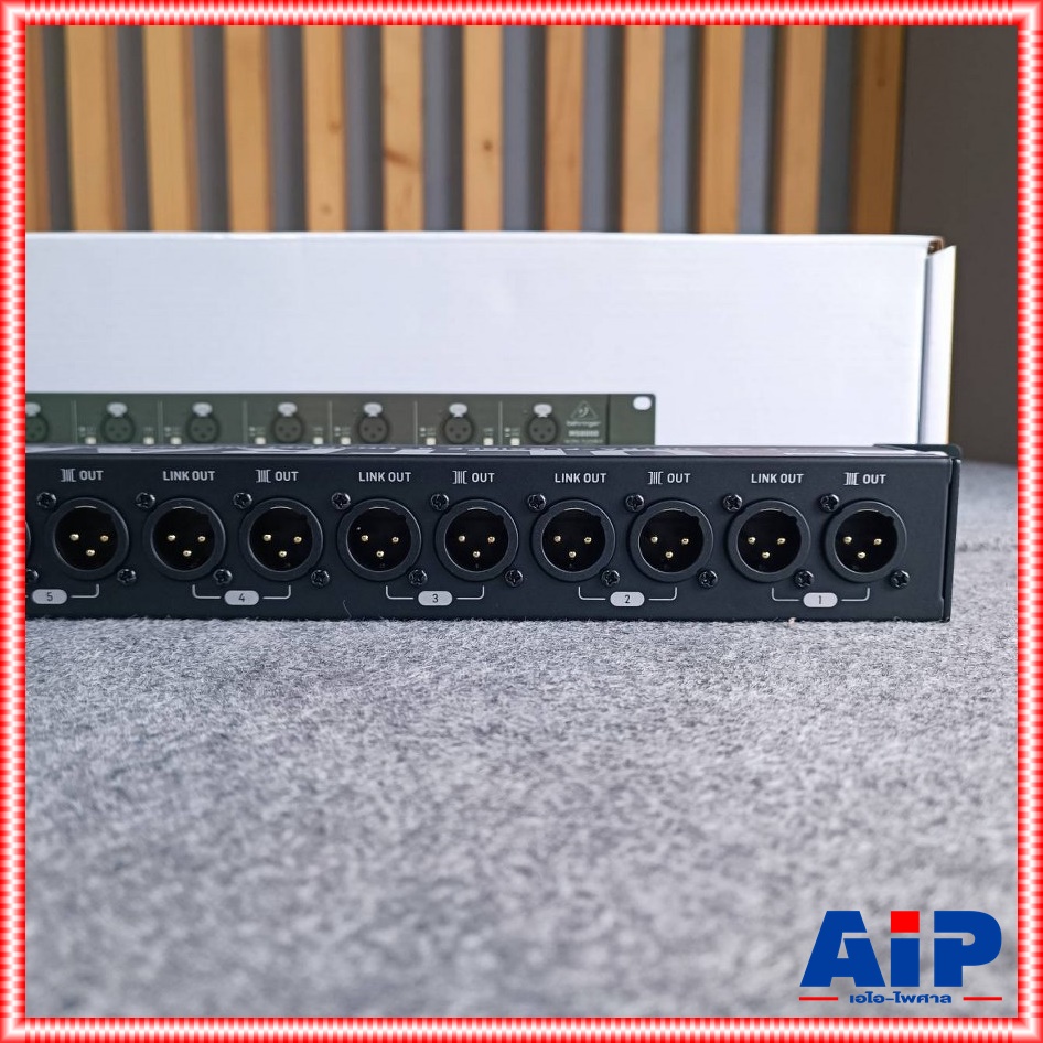 BEHRINGER MS-8000 ULTRALINK Microphone Splitter ไมโครโฟนสปริทเตอร์ ตัวแยกไมโครโฟน 8 in/16 out ตัวแยกสัญญาณไมโครโฟน 8 แชนเนล MS 8000 MS8000 เอไอ-ไพศาล