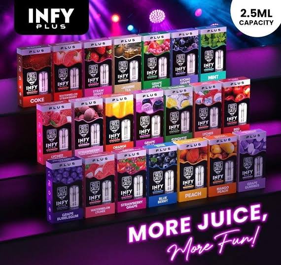 INFY PLUS 2.5 ML – [nic3%] – หัวอินฟี่โฉมใหม่ น้ำยาเยอะขึ้นจุใจ!