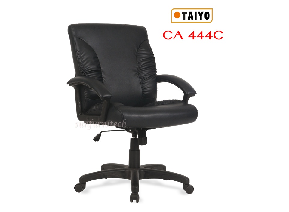 เก้าอี้สำนักงาน, เก้าอี้สำนักงานพนักพิงเตี้ย, เก้าอี้สำนักงานหุ้มหนัง Taiyo รุ่น CA-444C