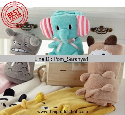 P411-03-CP-042_หมอนผ้าห่ม , หมอน , ตุ๊กตาหมอนผ้าห่ม , ของที่ระลึก , ของชำร่วย , ของพรีเมี่ยม .