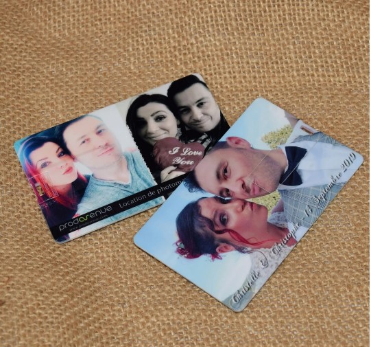 Usb flash drive แบบการ์ด ที่สามารถ ใส่ logo ชื่อบริษัท ใส่รูปคู่บ่าวสาว ของขวัญ ของที่ระลึก ออกแบบได้เอง 420927