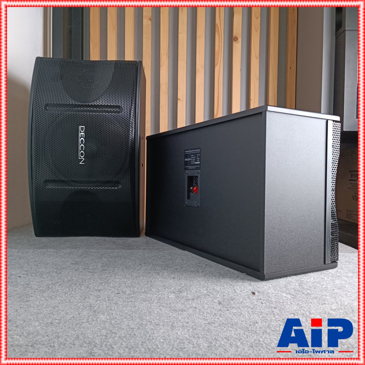 1คู่ DECCON KTV-12 ตู้ลำโพงคาราโอเกะ 12นิ้ว เดคคอน KTV 12 ตู้ลำโพงคาราโอเกะ KTV12 DEC CON ตู้ลำโพง ลำโพง คาราโอเกะ ดอกลำโพง 12นิ้ว เอไอ-ไพศาล