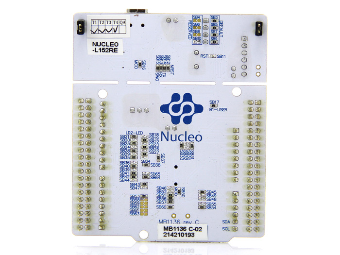 STM32 NUCLEO-L152RE development board with STM32L152KC MCU, supports Arduino connectivity สำเนา