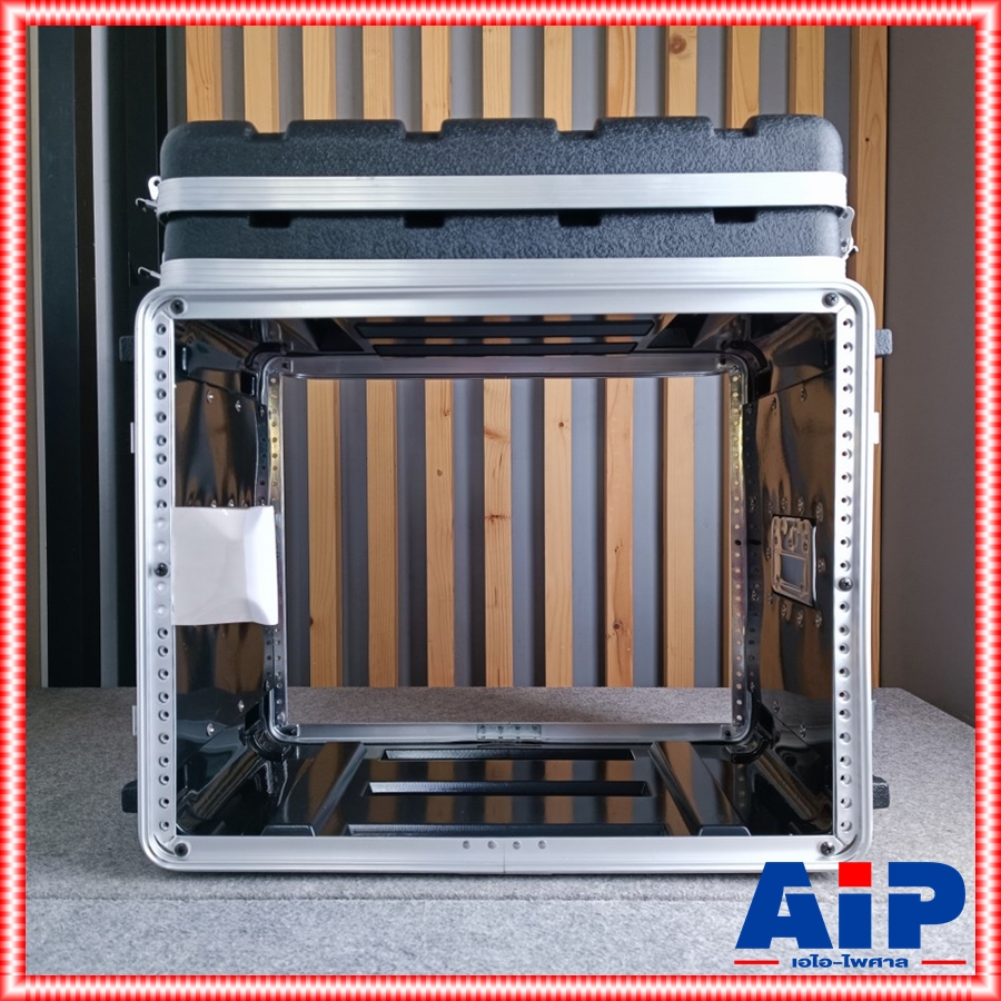 สีดำ NPE RACK RC-ABS8UM ลึก12นิ้ว กล่องใส่เครื่องเสียง RC ABS 8UM ABS 8 UM แร็คพลาสติก ABS8UM แร็ค กล่องแร็ค abs rack 8um เอไอ-ไพศาล