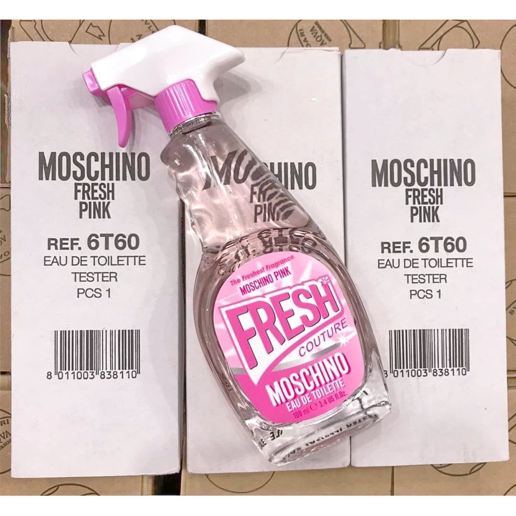 น้ำหอมแท้100% MOSCHINO Pink Fresh Couture EDT 100 มล. TESTER