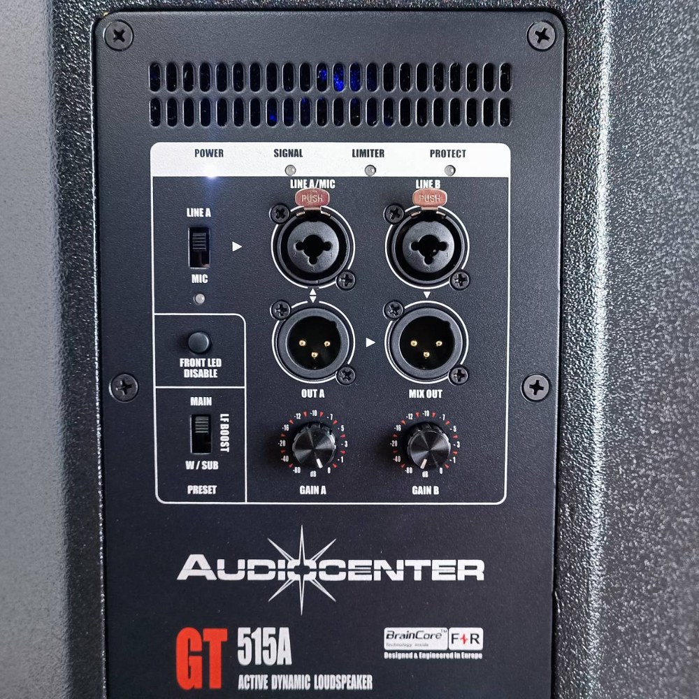 AUDIOCENTER GT515A active speaker ลำโพงกลางแจ้ง ลำโพงมีกำลังขยายในตัวขนาด ออดิโอ เซ็นเตอร์ GT-515A GT 515A เอไอ-ไพศาล +++