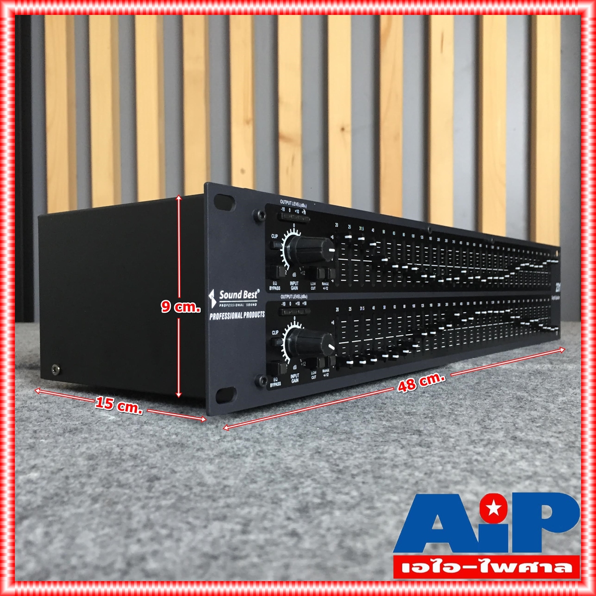 SOUNDBEST 231B EQ Eqlizer 231 อีคิวซาด์เบส 231 Sound Best ซาวด์เบส อีคิวอีควอไลเซอร์31ช่อง เอไอ-ไพศาล +++