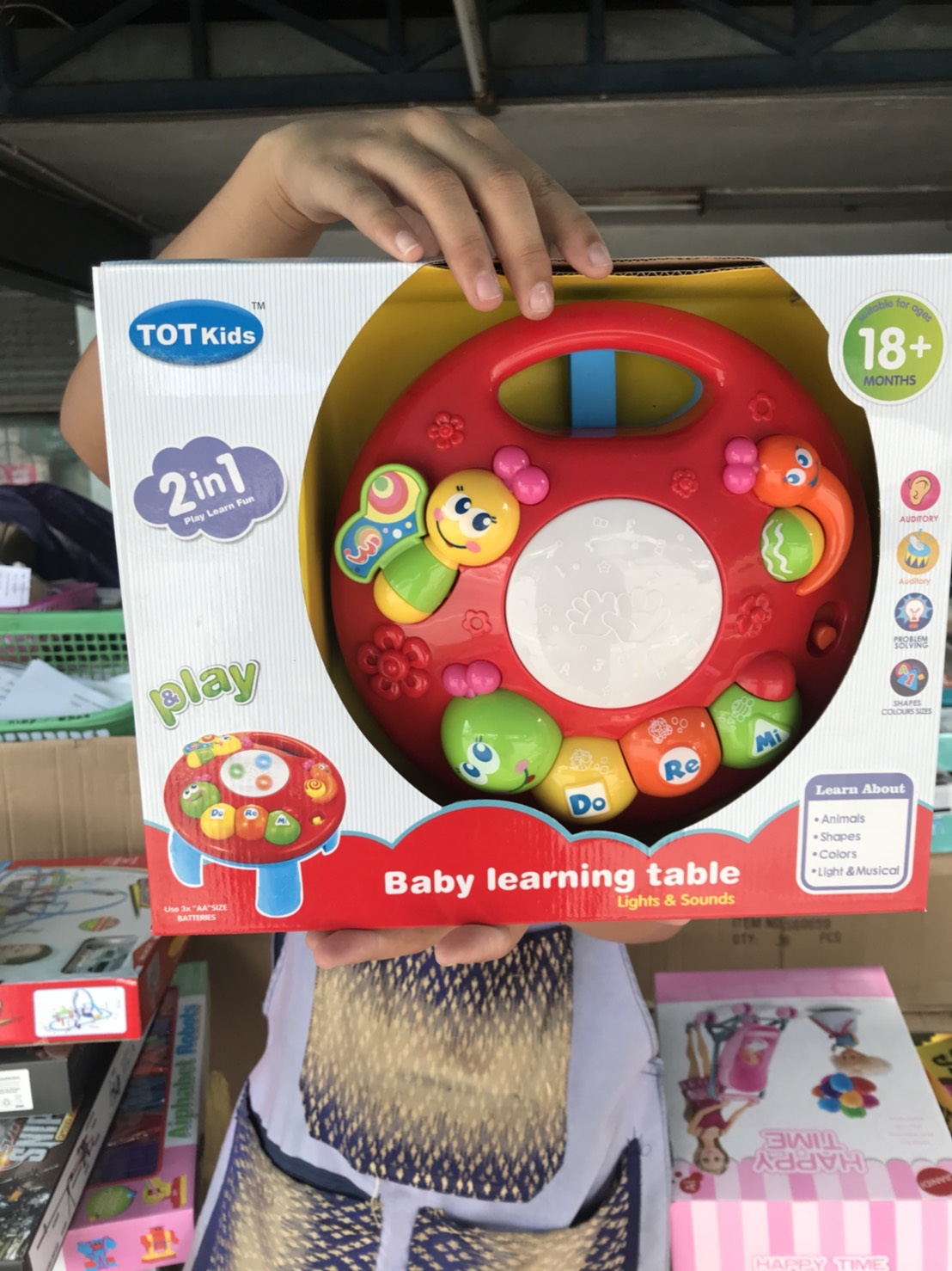 1096 ของเล่นโต๊ะกิจกรรมผึ้ง 2IN1 ใส่ถ่านมีเสียงไฟ โต๊ะออร์แกนเด็ก โต๊ะเด็กใส่ถ่าน ปลีกชิ้นละ