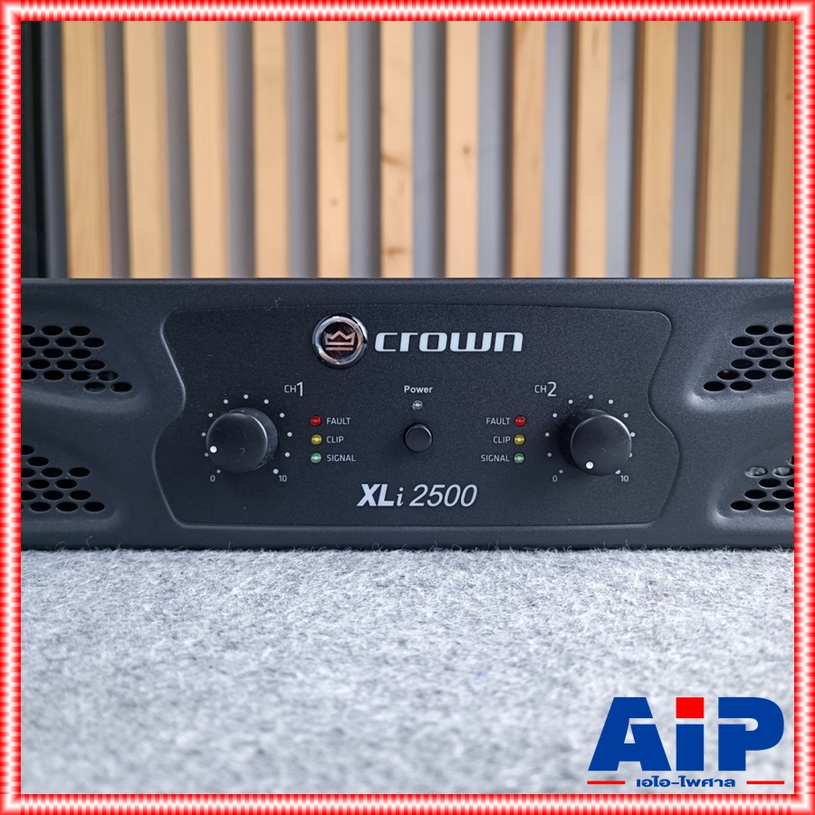 CROWN XLI-2500 power เพาเวอร์แอมป์ แอมป์ เครื่องเสียง แอมป์ขยาย POWERAMP เอไอ-ไพศาล +++