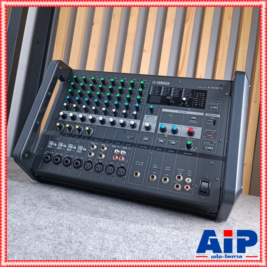 YAMAHA EMX5 POWERMIXER เพาเวอร์มิก เครื่องขยายเสียง มิกซ์ MIXER เพาเวอร์มิกยามาฮ่า มิกEMX2 เอไอ-ไพศาล +++