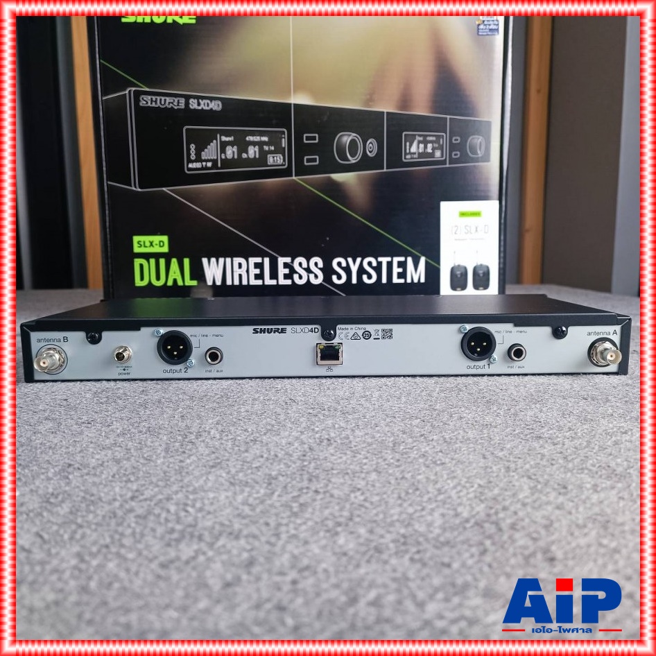 SHURE SLXD14DA-M55 ชุดเครื่องรับ/ส่งไร้สายดิจิตอล แบบ UHF ชุดไมโครโฟนไร้สายระบบดิจิตอล ชุดไมโครโฟนไร้สายแบบพกพา Shure SLXD14DA M55 SLXD14DAM55 เอไอ-ไพศาล +++