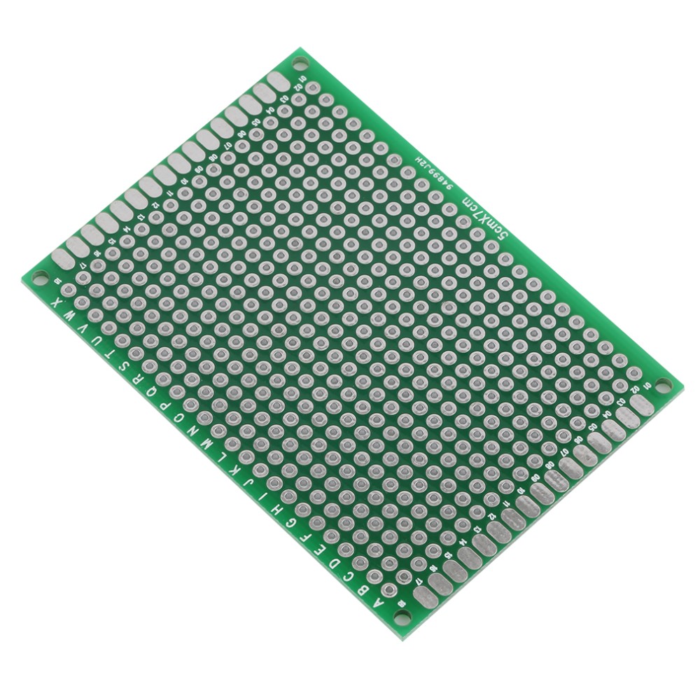 5x7cm แผ่นปริ๊นอเนกประสงค์ Double Side Prototype PCB diy Universal Printed Circuit Board (PCB)