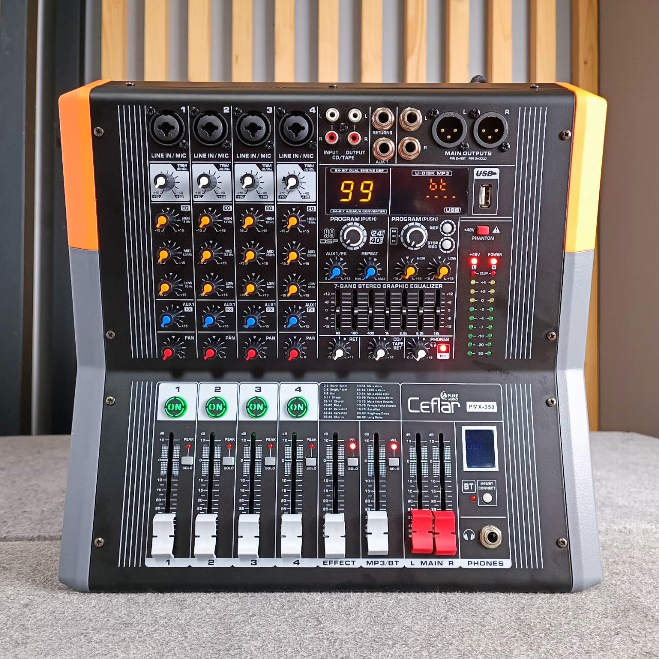 Ceflar PMX-350 POWER MIXER เพาเวอร์มิกซ์เซอร์ เคฟลาร์ รุ่น PMX 350 PMX350 เอไอ-ไพศาล