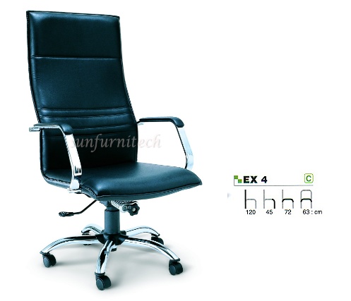 เก้าอี้สำนักงานผู้บริหาร, เก้าอี้สำนักงานพนักพิงสูง, เก้าอี้สำนักงาน asahi (อาซาฮี) รุ่น EX-4