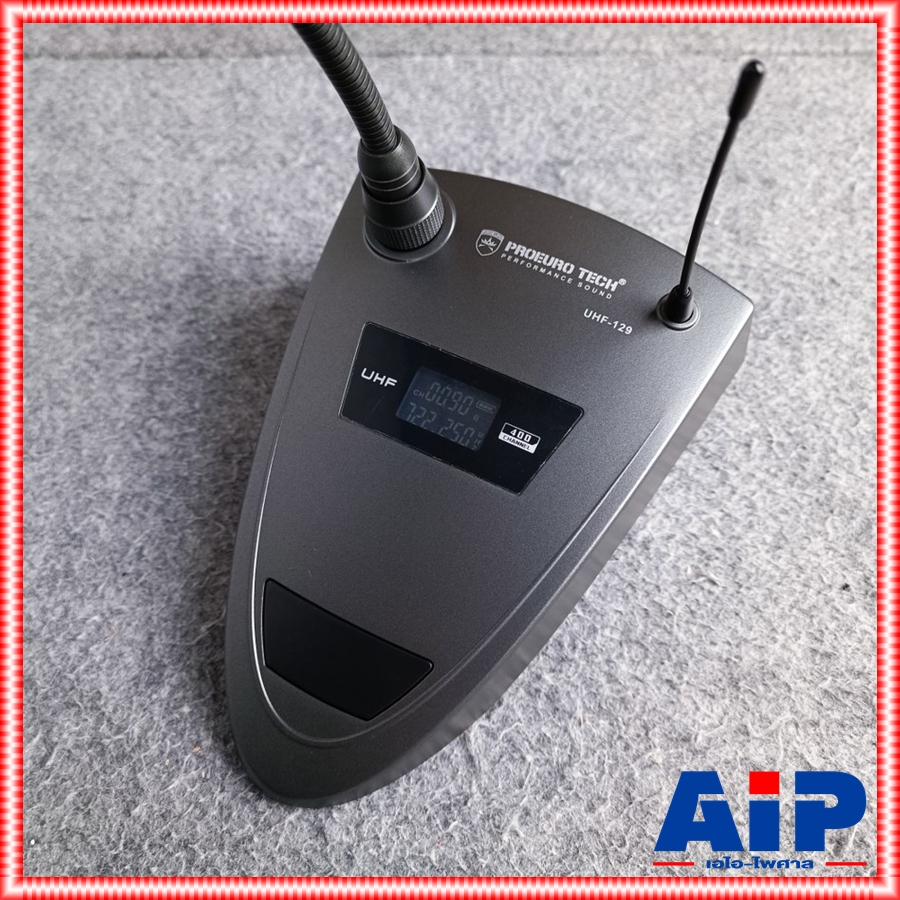 PROEUROTECH UHF129 ไมค์ลอยตั้งโต๊ะ 8ตัว ก้านยาว60CM ไมค์ประชุม ชุดประชุมไร้สาย ไมค์ประชุมไร้สาย UHF 129 UHF-129 PRO EUROTECH เอไอ-ไพศาล