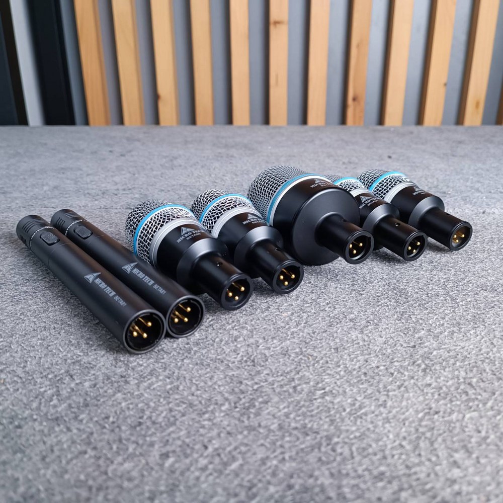 MICROTECH BETA7G ชุดไมค์กลอง BETA-7G BETA 7G ไมค์กลอง7ชิ้น ชุดไมค์สำหรับจ่อกลองชุด ชุดไมค์7ตัว ไมค์ชุด MIC Professional 7-Piece Drum Microphone เอไอ-ไพศาล