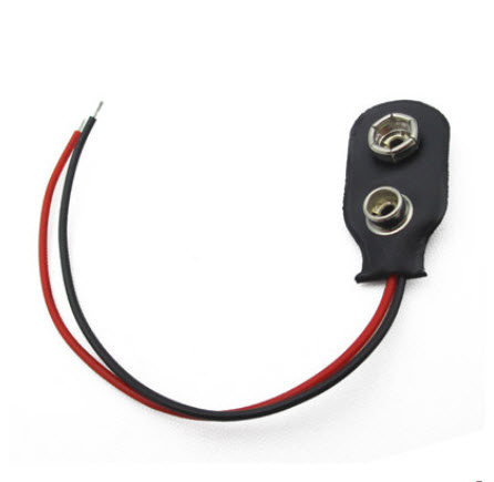 9V PCB Battery Clip Connector ขั้วแบตเตอรี่ 9V ยาว 15cm