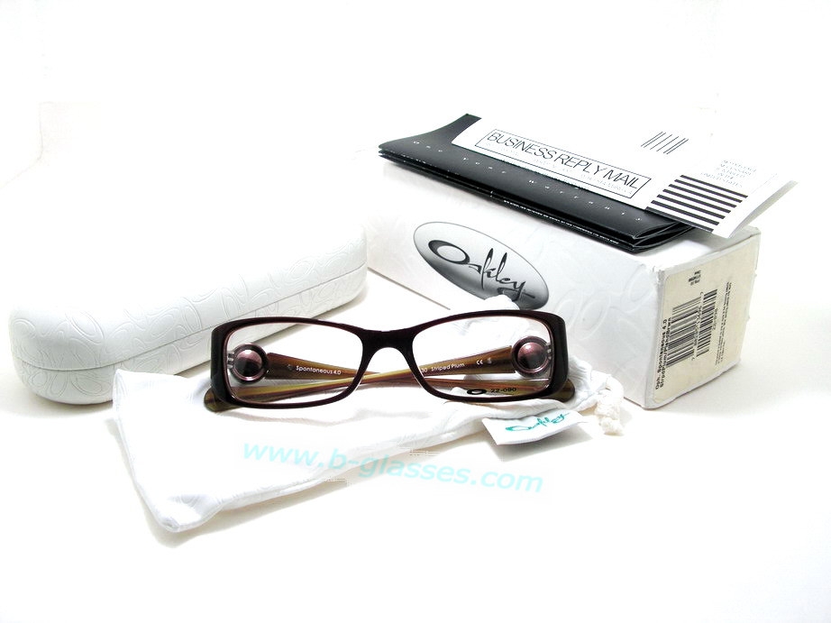 G กรอบแว่นสายตา Oakley Spontaneous 4.0 สี Stripped Plum ///สวยสุดๆค่ะ ของแท้และถูกที่สุด ส่งตรงจากUS.ค่ะ