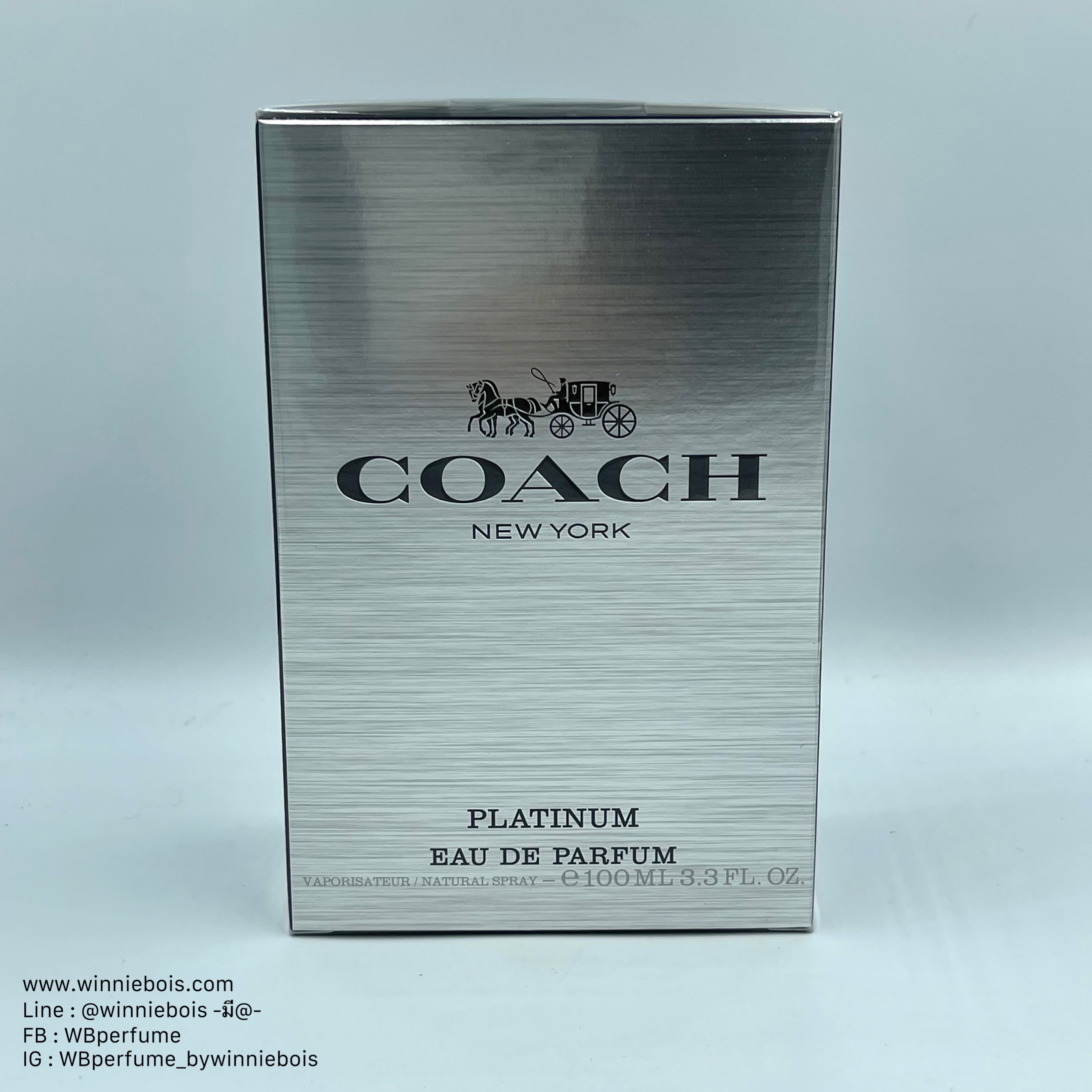 น้ำหอมแท้100% Coach new york platinum edp ขนาด 100 มล.