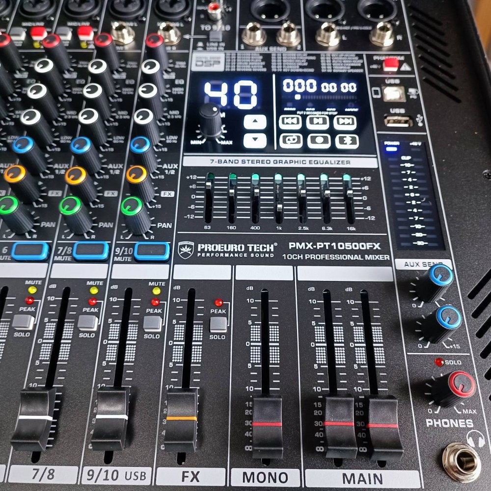 PROEUROTECH PMX-PT10500FX powermixer เพาเวอร์มิกเซอร์ โปรยูโรเทค รุ่น PMX PT10500FX PMXPT10500FX เอไอ-ไพศาล