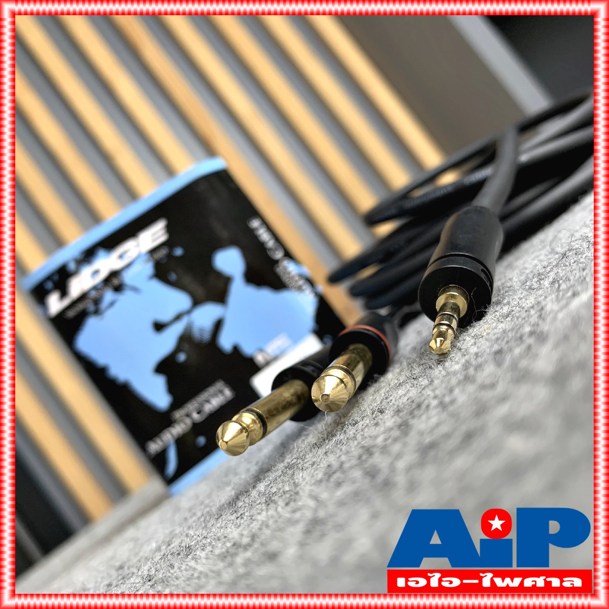 3เมตร LIDGE YM 360 สายP.TR-ST-MICx2 สาย3เมตร YM-360 YM360 สายสัญญาณ TRS โฟนโมโน รุ่น YM-360 ยี่ห้อ NTS สายเสียงจากโน๊ตบุ๊คเข้ามิกเซอร์