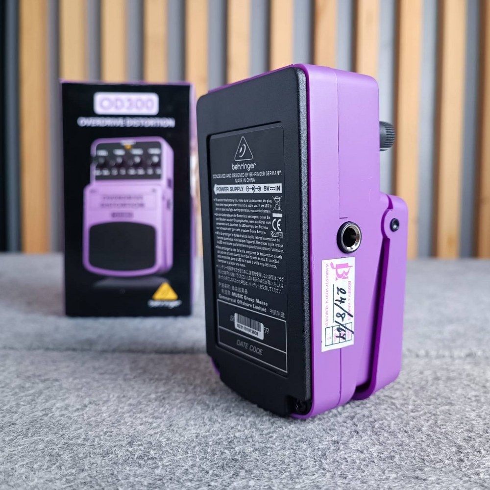 BEHRINGER OD-300 เอฟเฟคกีต้าร์ Overdrive and Distortion เอฟเฟ็คกีตาร์ที่ให้เสียงแบบOverdrive Distortion เบริงเจอร์ OD 300 OD300 เอไอ-ไพศาล