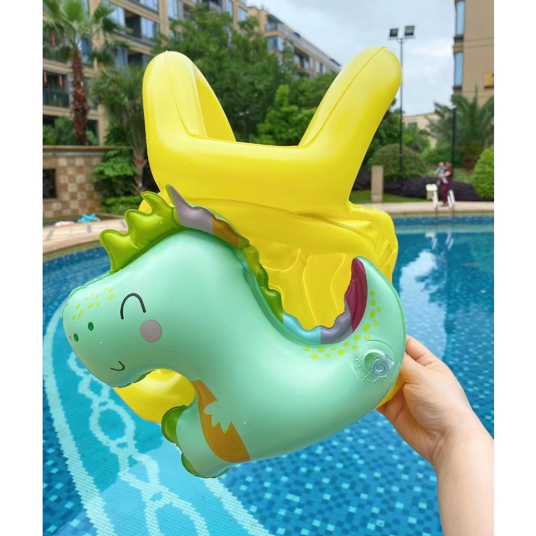 เสื้อชูชีพเด็ก เสื้อชูชีพเป่าลม ห่วงยางเด็ก รูปยูนิคอร์น และไดโนเสาร์ ผึกเด็กว่ายน้ำ ป้องกันเด็กจมน้ำ