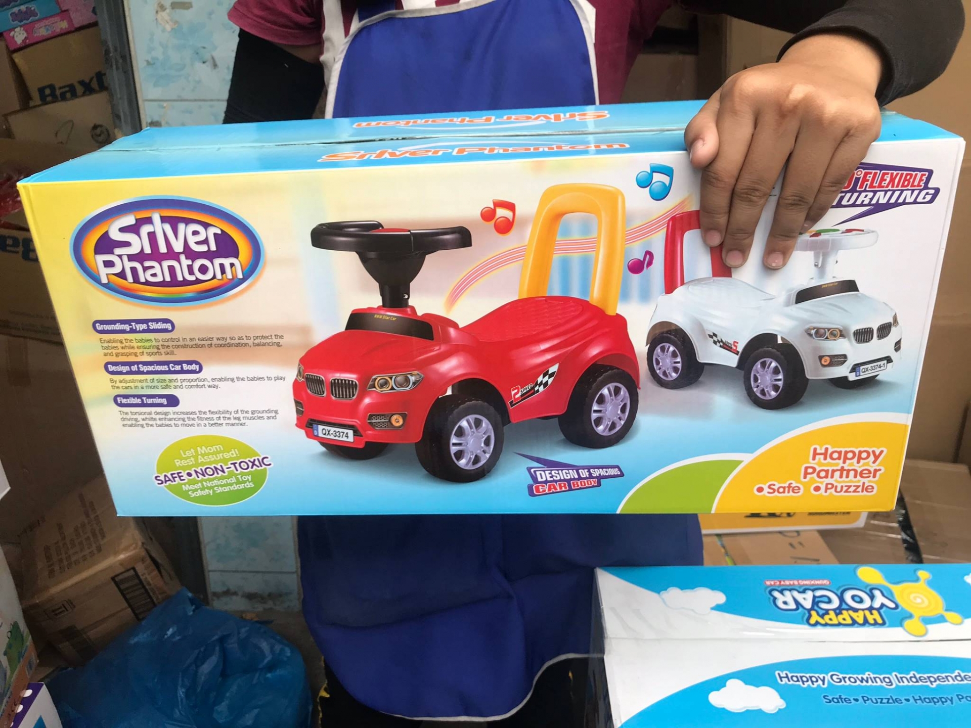 7075-QX-3374-1 ของเล่นเด็กรถบีเอ็มไถขา รถขาไถของเล่น คันละ