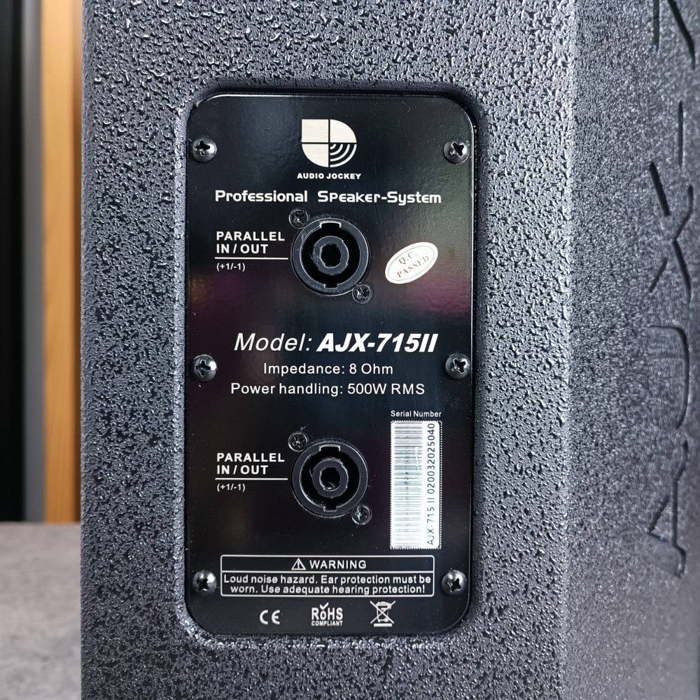 AUDIO JOCKEY A&J AJX-715 II ตู้ลำโพง15นิ้ว 2ทาง ลำโพง AJX 715 ออดิโอ จ๊อกกี้ AJX715II เอไอ-ไพศาล