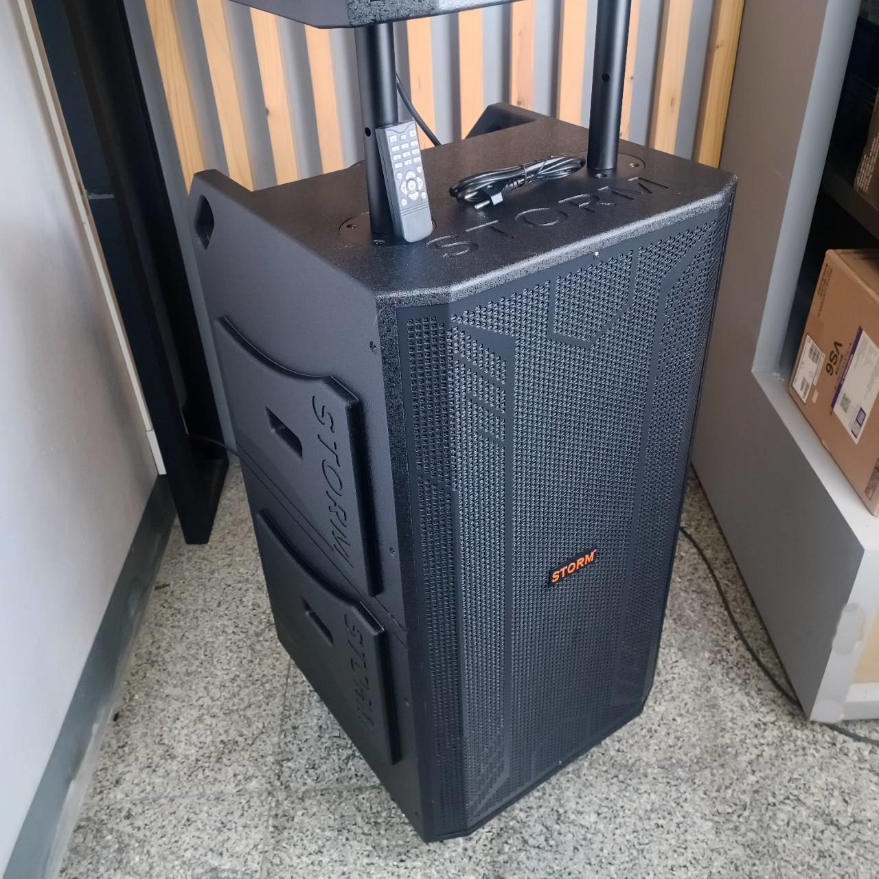 STORM MSH-1103CLS ชุดลำโพง ซับ15นิ้วx2 กลาง6.5นิ้วx2 พร้อมไมค์ลอย ชาร์จแบตได้ ลำโพง อเนกประสงค์ MSH 1103CLS MSH1103CLS เอไอ-ไพศาล