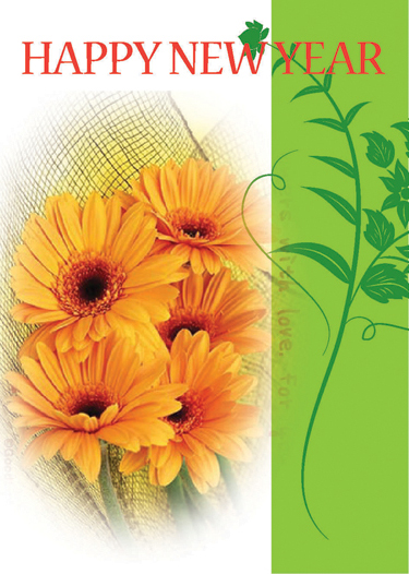 การ์ดอวยพรปีใหม่ 2012 ชุดเยอบีร่า (ราคาพิเศษ), ส.ค.ส 2012, ส.ค.ส. 2555