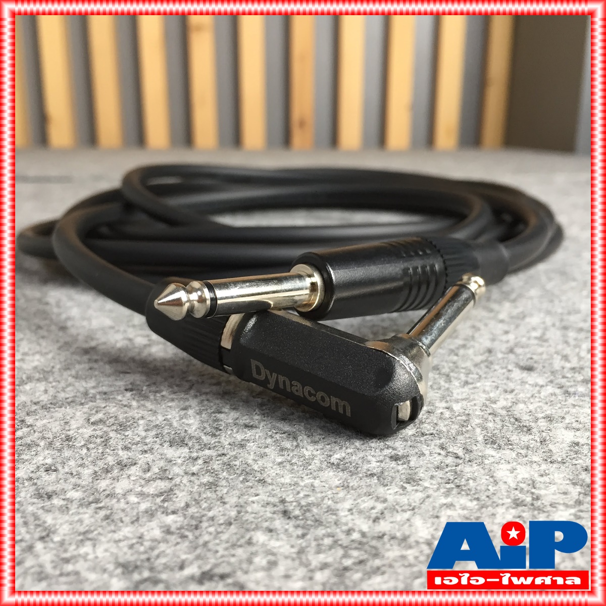 สายสัญญาณกีต้าร์ JSL079 หัวตรง+งอ 5เมตร DYNACOM สายชีลด์กีต้าร์ ROCK JSL079 เข้าหัว เข้าหัวโฟน PHONE MONO 1/4 อย่างดี