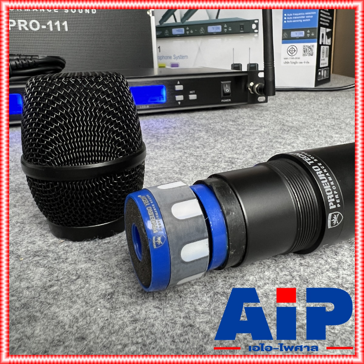 ความถี่ใหม่ กสทช PROEUROTECH PRO111 ไมค์ลอยมือถือคู่UHF มีกระเป๋า ไมค์ลอยคู่ ไมค์คาราโอเกะ PRO EUROTECH PRO 111 แถม อุปกรณ์ย้ายเสา กระเป๋าเก็บไมค์ PRO-111 โปรยูโรเทค ยูโรเทค เอไอ-ไพศาล