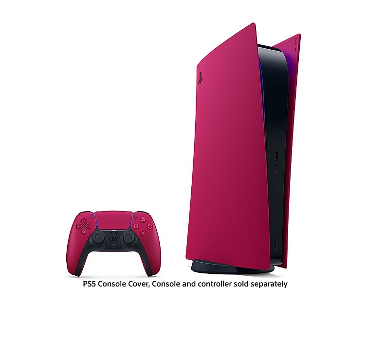 PS5™ Digital Edition Console Covers - Cosmic Red