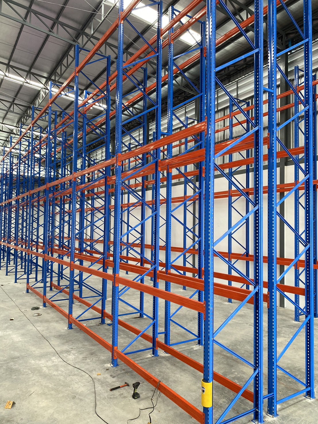 #รีวิวติดตั้งชั้นวางสินค้าในโกดังในคลังสินค้าแบบวางพาเลท