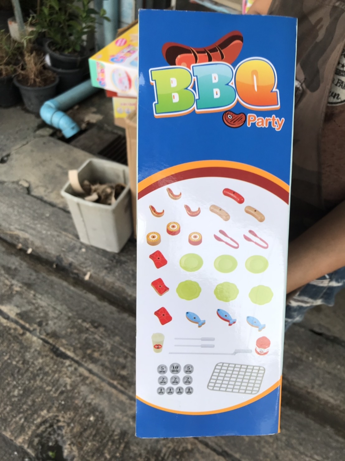 RX1800-24 ของเล่นรถเข็นบาร์บีคิว มีเสียงไฟ (ของหมด)