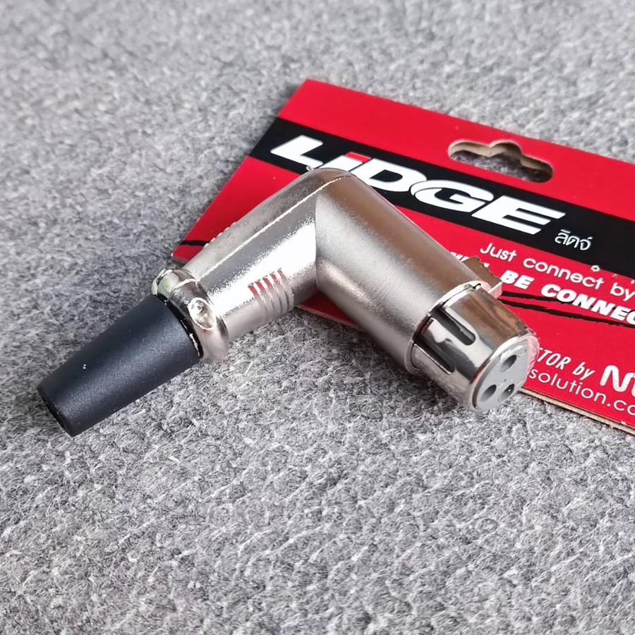 J.CANNON ด้ามงอ LIDGE YM-030 XLRตัวเมีย แคนนอนตัวเมีย YM030 สำหรับเข้าหัว สายสัญญาณ YM 030 คุณภาพดี เอไอ-ไพศาล