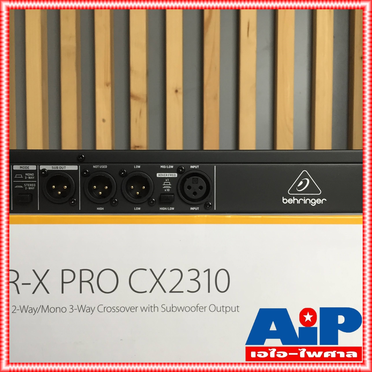 BEHRINGER CX 2310 V2 CROSSOVER เพาเวอร์ เครื่องปรับแต่งเสียง เครื่องกำหนดความถี่ POWER CX2310 cx-2310 เอไอ-ไพศาล +++