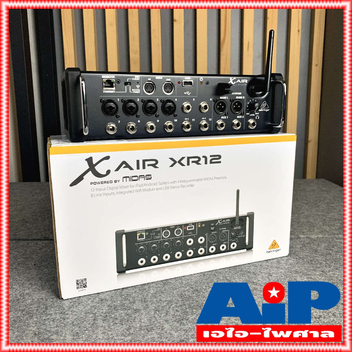 BEHRINGER ของแท้ XAir XR12 Digital Mixer มิกซ์ดิจิตอล XR-12 XR 12 มิกเซอร์ เพาเวอร์มิกซ์ เครื่องเสียง ตัวปรับแต่งเสียง เอไอ-ไพศาล +++