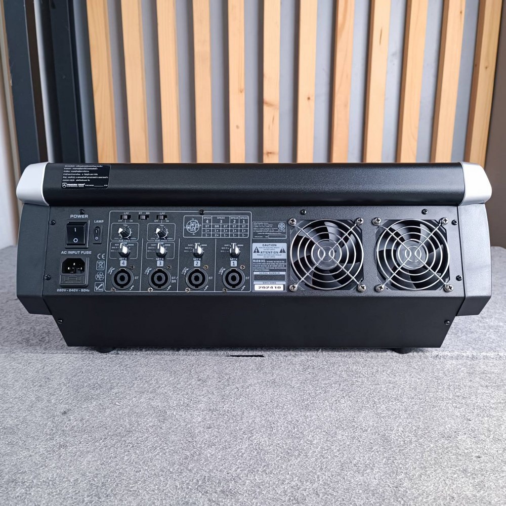 PROEUROTECH PMX-P8800 X4 POWERMIXER+บูลทูส เพาเวอร์มิกเซอร์ รุ่นใหม่ โปรยูโรเทค 8 ช่องไมค์ 4 ช่องขับลำโพง 800 วัตต์ ตัดความถี่ซับได้ PMX P8800 PMXP8800 เอไอ-ไพศาล