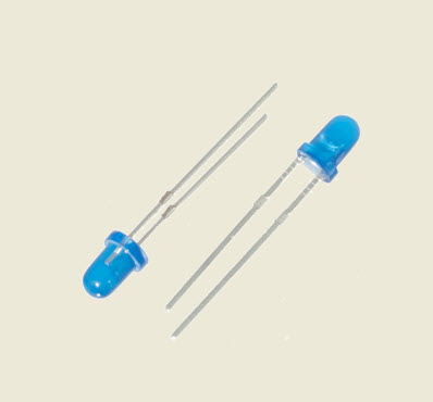 LED 3mm BLUE (1000-1200mcd)
