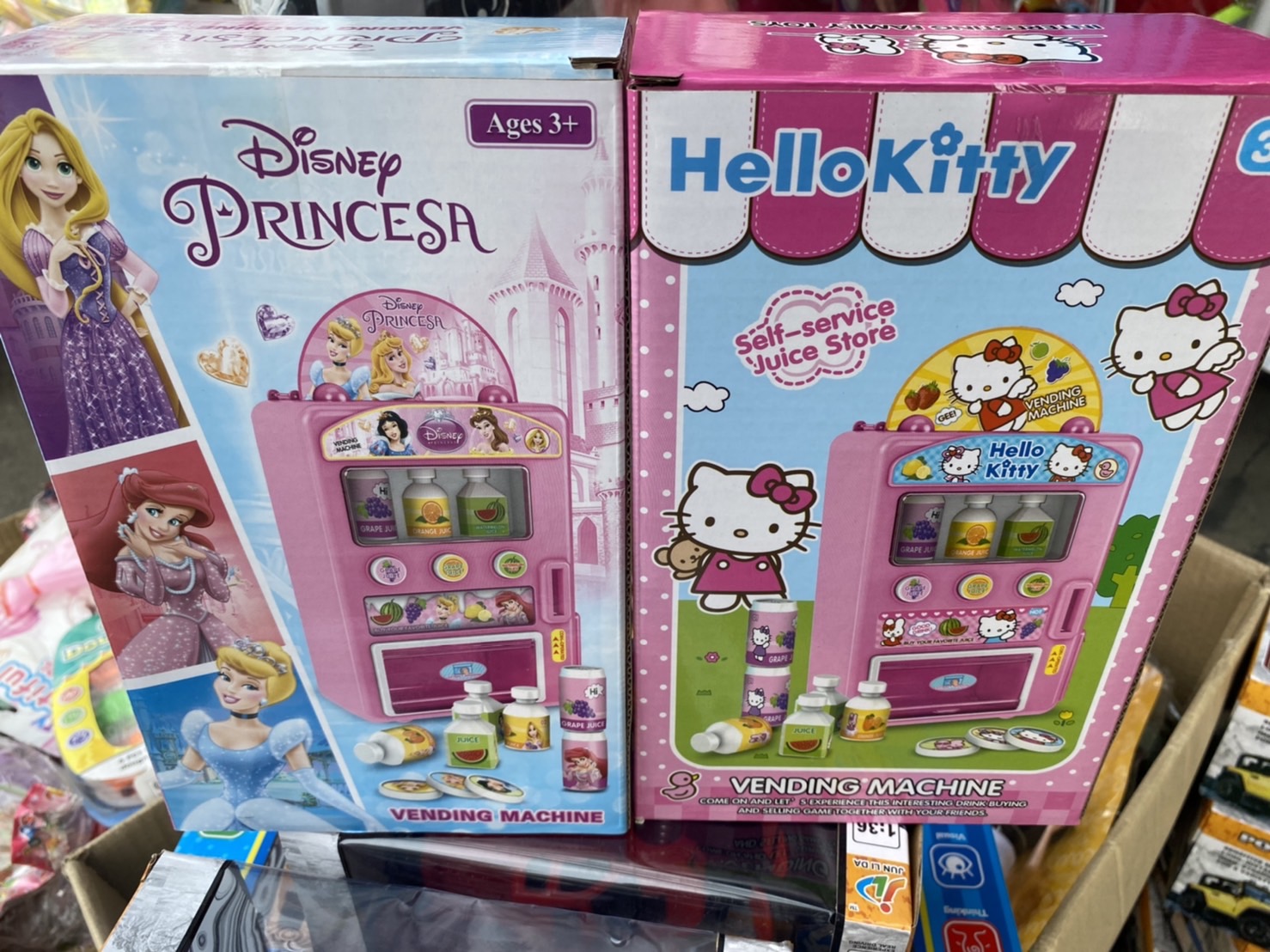 8988-13-15 ของเล่นเด็กตู้กดน้ำคิตตี้ ตู้กดน้ำเจ้าหญิง ชิ้นละ