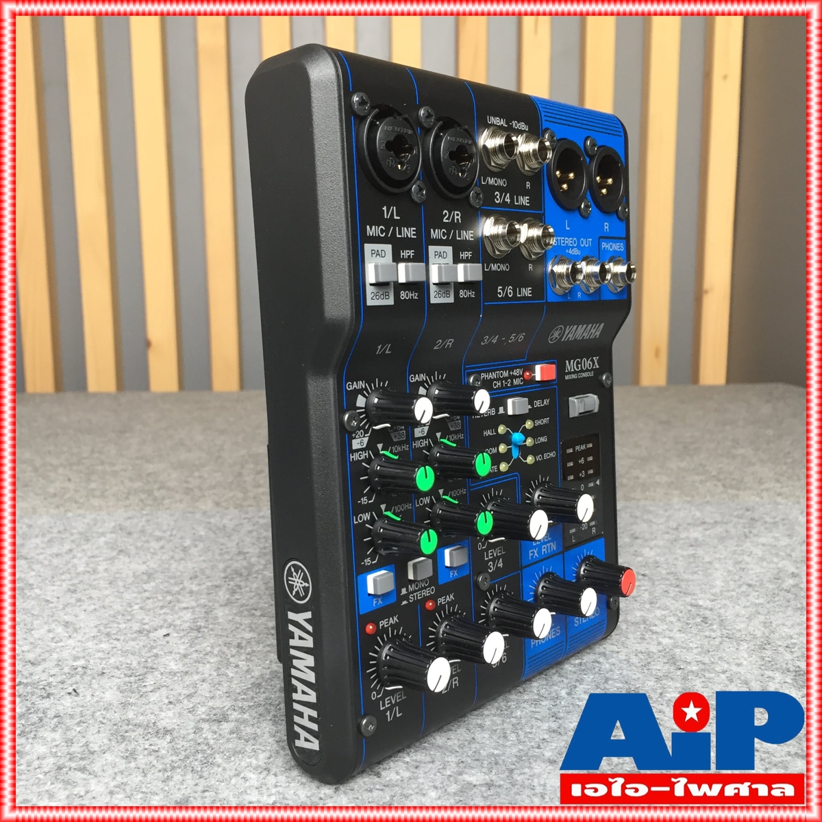 YAMAHA MG-06X MIXER มี เอฟเฟค มิกซ์ มิกเซอร์ มิกซ์YAMAHA เครื่องเสียง mg06x mg 06 x MIX MG-06 X เอไอ-ไพศาล +++