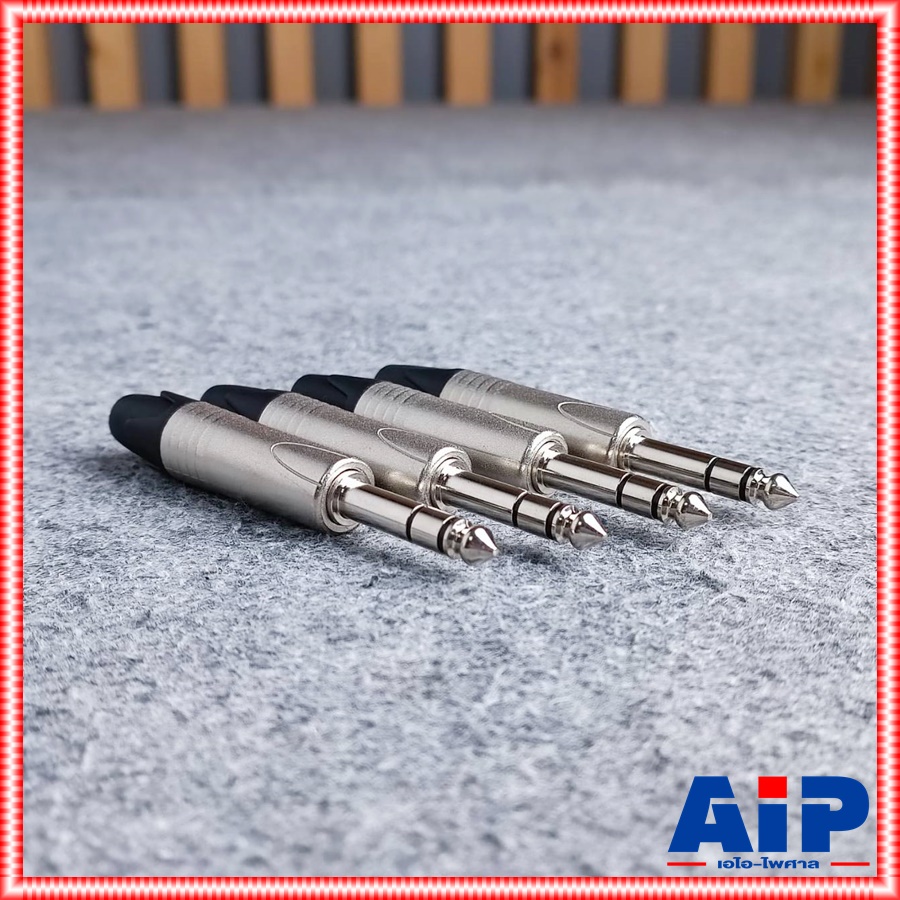 แพ็ค4ตัว VL-AUDIO VC-P3MC P.MIC ST ปลั๊กไมค์สเตอริโอ VC P3MC VCP3MC แจ็คโฟนสเตอริโอตัวผู้ ปลั๊กไมค์ST เอไอ-ไพศาล