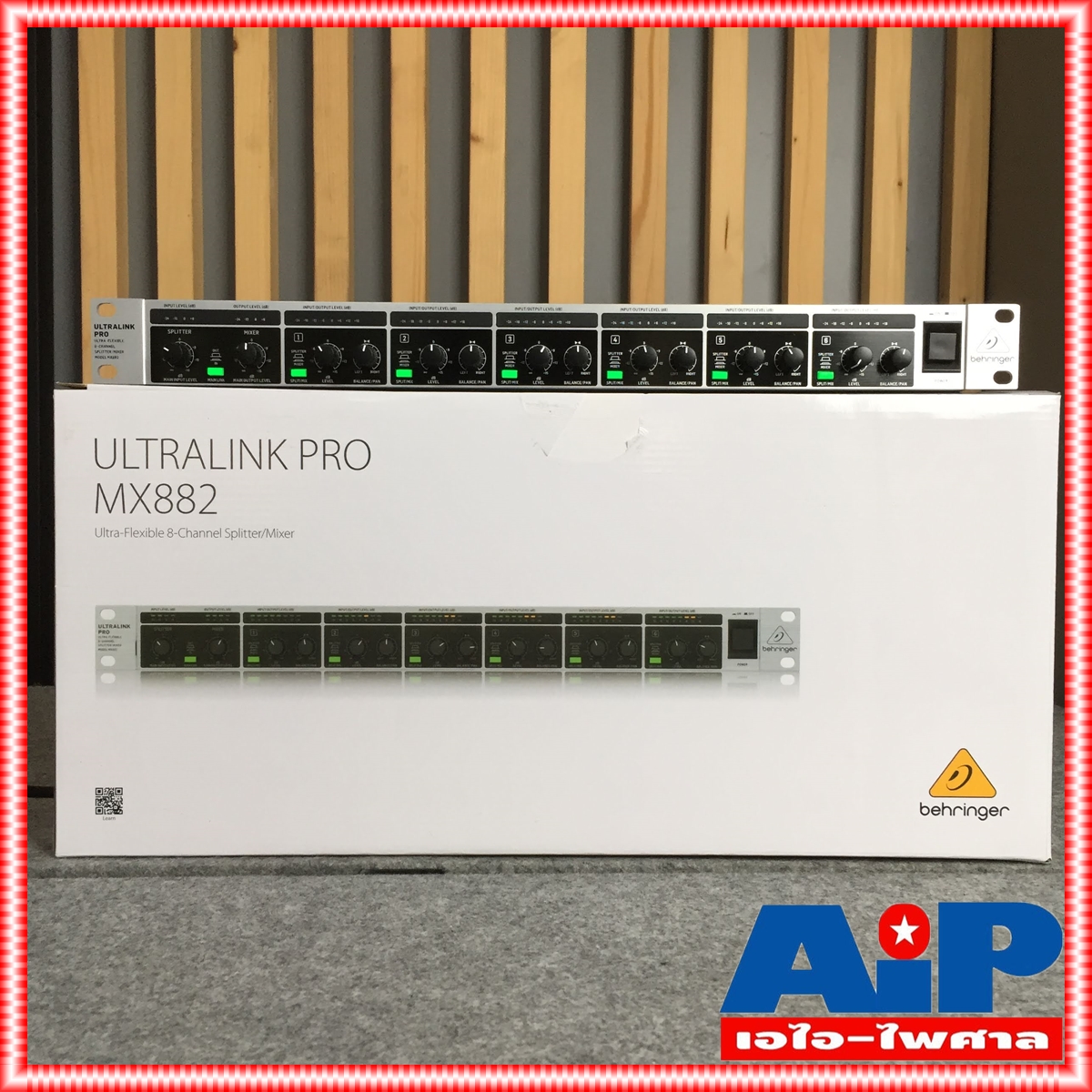BEHRINGER MX-882 ULTRALINK SPLITTER MX 882 MX882 เครื่องLINKสัญญาณ เครื่องลิงค์สัญญาณ เอไอ-ไพศาล +++