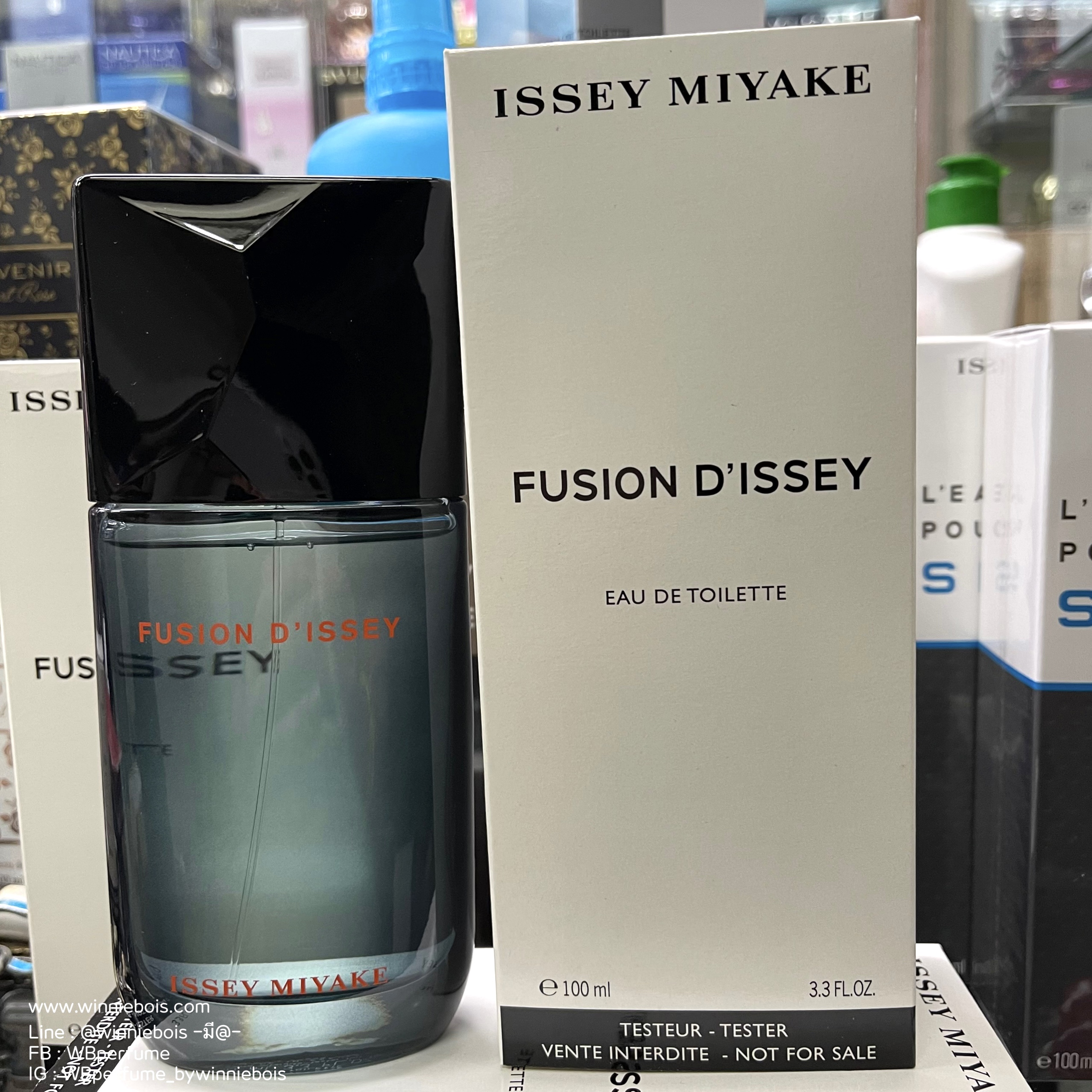น้ำหอม แท้100% ISSEY MIYAKE EDT FUSION DISSEY 100ML tester