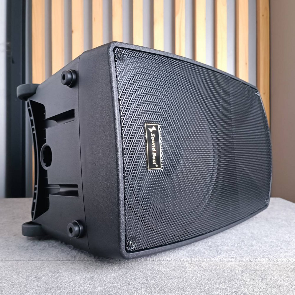 SOUNDBEST WPS-12 ลำโพงล้อลาก 12นิ้ว พร้อม ไมค์ลอย 2ตัว ตู้ลำโพงเอนกประสงค์ ตู้ลำโพงเคลื่อนที่ล้อลาก SOUND BEST WPS 12 WPS12 เอไอ-ไพศาล