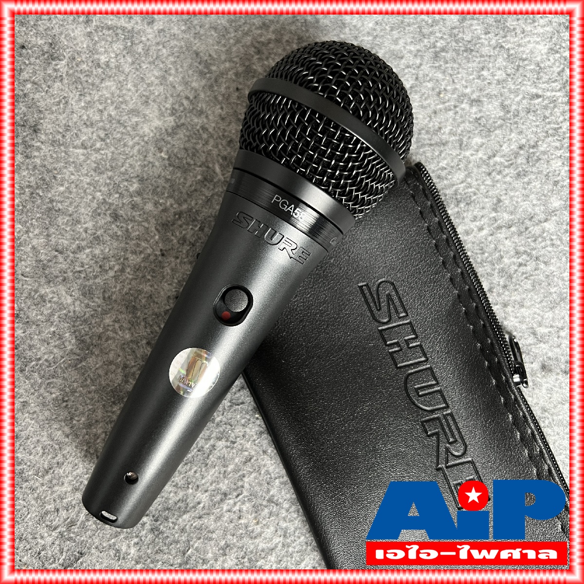 แท้มหาจักร* SHURE ไมโครโฟน รุ่น PGA58-LC PGA58 PGA-58 Dynamic Microphone ชัวร์ ไมค์ ไมค์สาย ไมค์ร้อง ไมค์พูด pga 58 lc +++